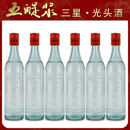盐城五醍浆滨海光头酒三星纯粮食酿造固态发酵浓香型白酒整箱6瓶
