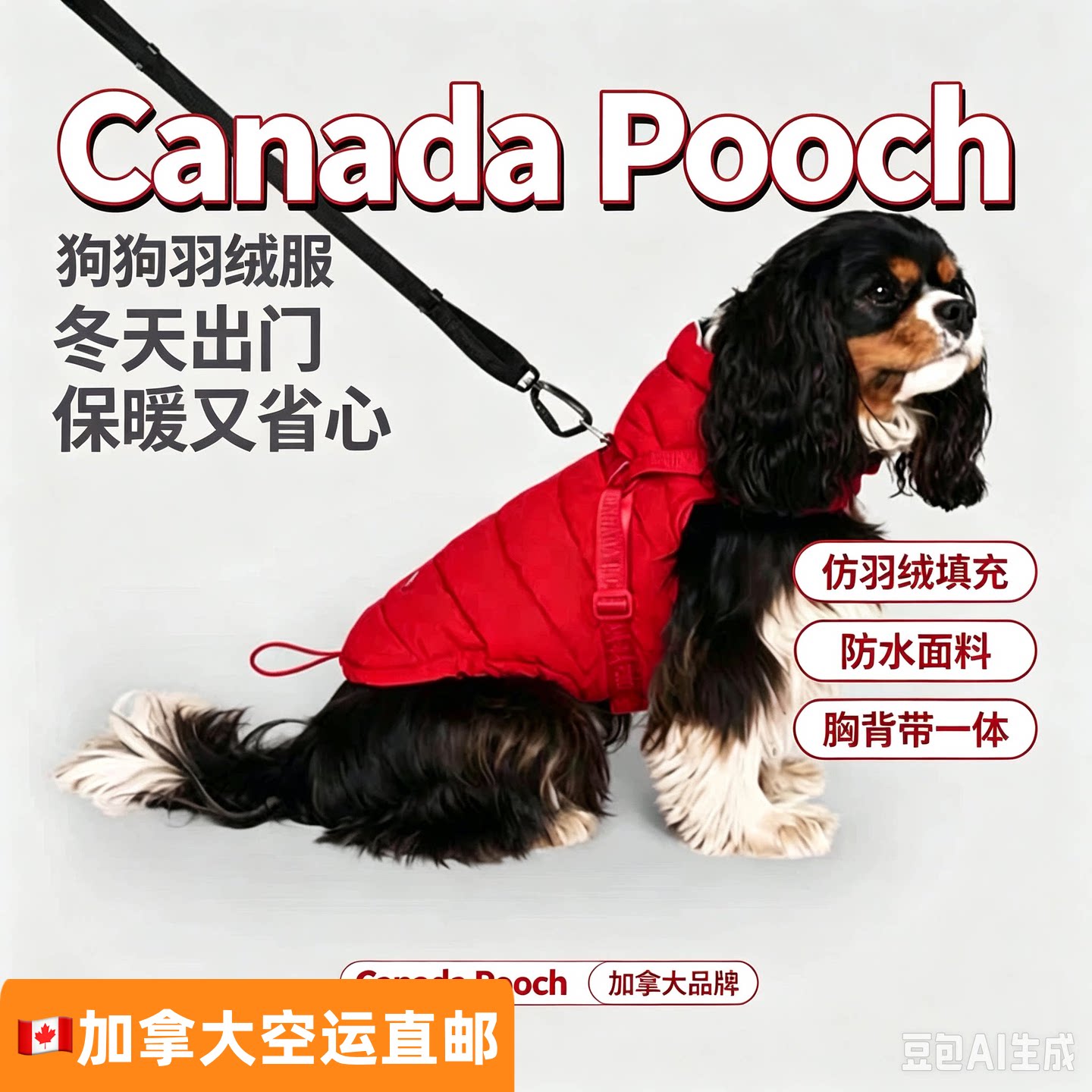 加拿大代购直邮Canada p狗宠物服装/雨衣
