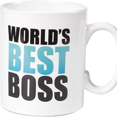 dunder mifflin world's best Boss办公室老板陶瓷咖啡马克杯子