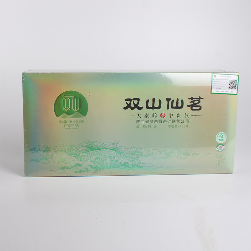 26年新茶商南仙茗特级明前毛尖100克礼盒装绿色食品地理标志绿茶