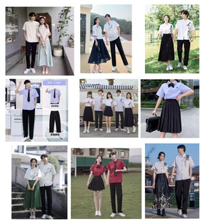复古汉服套装 出租2024新款 表演服民国风初高中学生班服校服毕业照