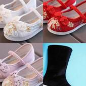 出租少儿汉服鞋 子幼稚园活动演出七夕中秋节文艺汇演汉服配饰