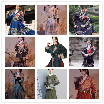 出租男女同款明制飞鱼服锦衣卫中式婚礼伴郎服接亲兄弟团运动会