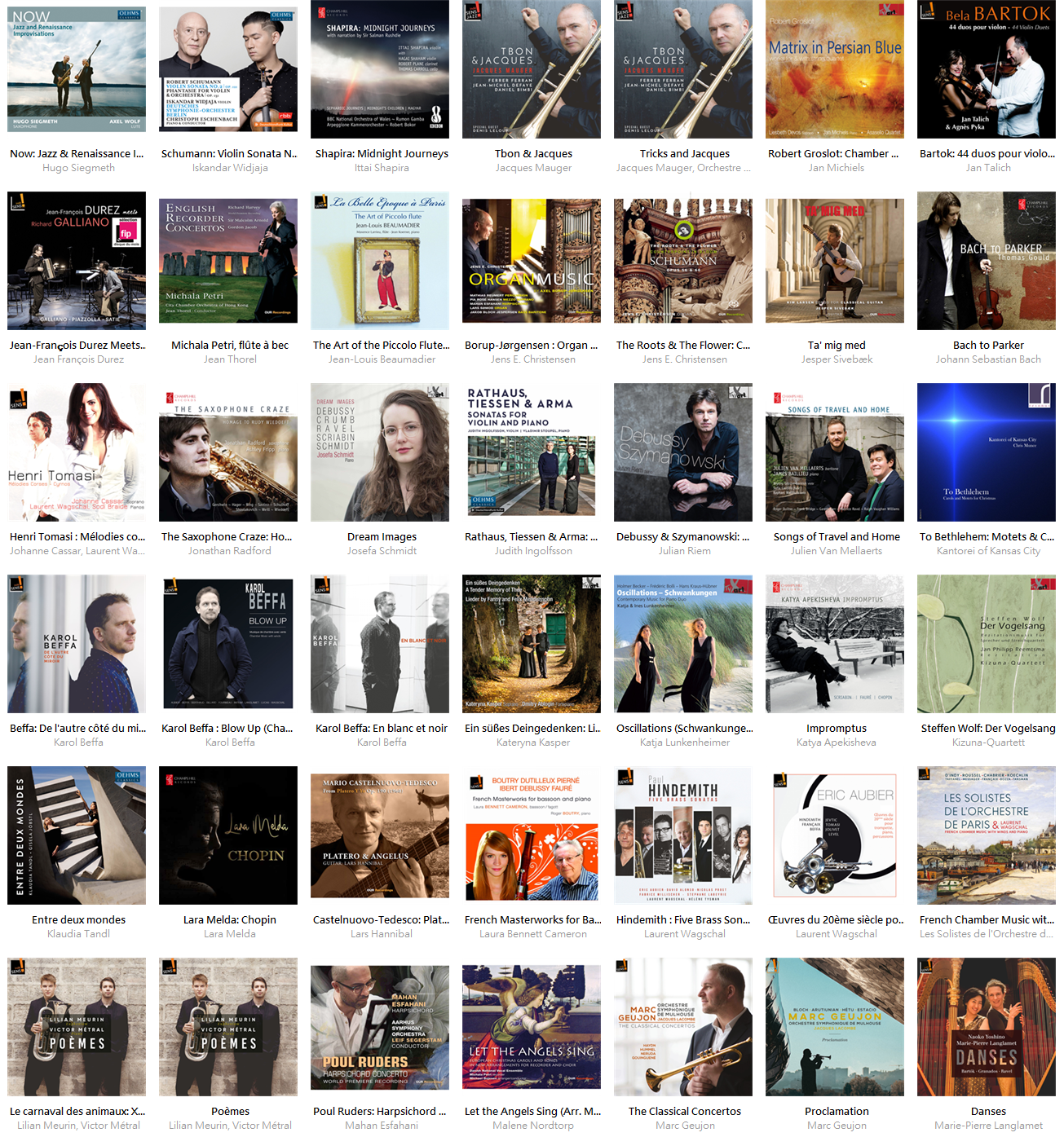 古典 Champs Hill,Indesens,Oehms,OUR,TYXart 24bit Qobuz 代購