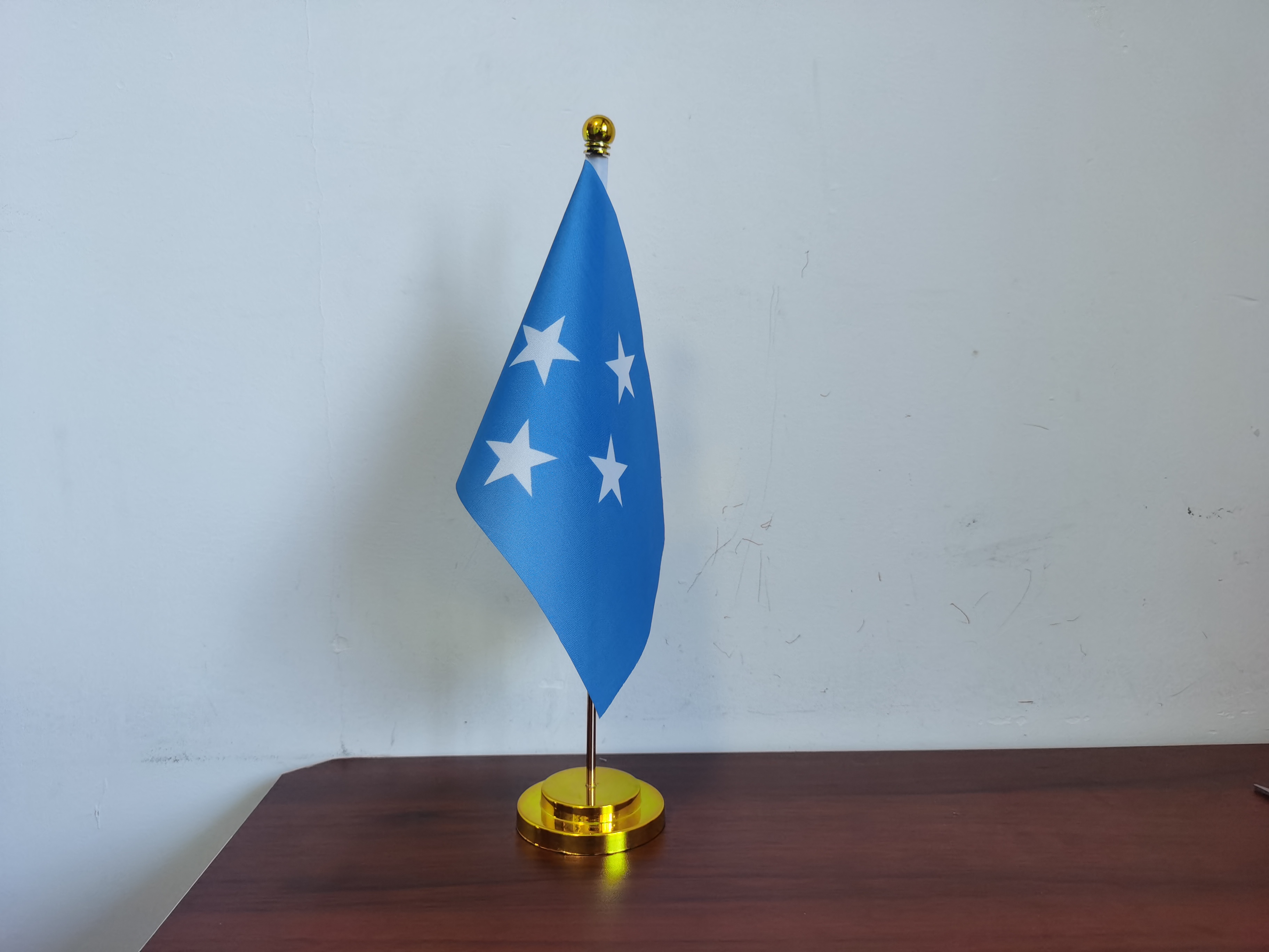密克罗尼西亚国旗可开票y型办公桌旗会议旗小旗子小国旗