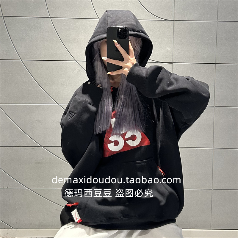 包邮【特价】NIKE耐克男ACG户外加绒运动连帽套头卫衣外套 FZ6193