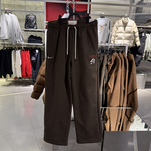 专柜正品 IQ3820 耐克NIKE男针织加绒保暖宽松舒适复古运动休闲长裤