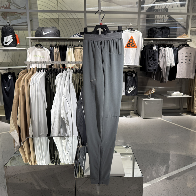 正品耐克裤子男2025春季新款速干小脚透气跑步训练运动长裤HV4545