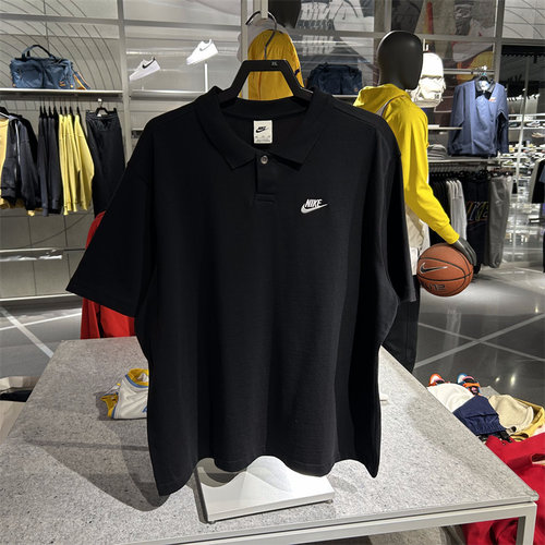 专柜正品耐克NIKE 男子运动休闲宽松透气 翻领POLO衫T恤 DX0618