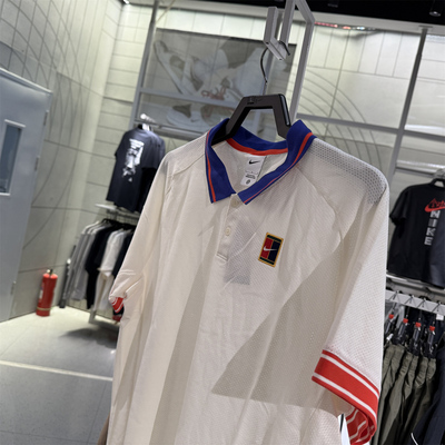 Nike/耐克正品Court Heritage男士网球经典短袖POLO衫FQ2102-110
