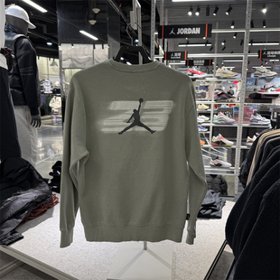 新款 专柜正品 Jordan乔丹男子薄绒运动衫 春季 HV8950 圆领卫衣针织