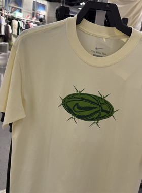 正品耐克男子夏季款舒适透气宽松百搭运动休闲短袖T恤 HV1676-113