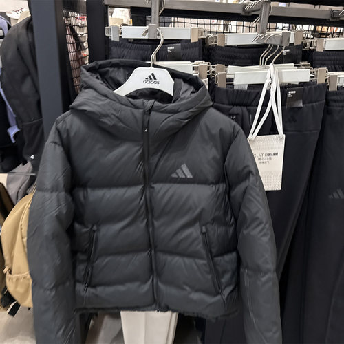 adidas阿迪达斯面包服女子中长连帽羽绒服JV6192/JV6191/JV6190