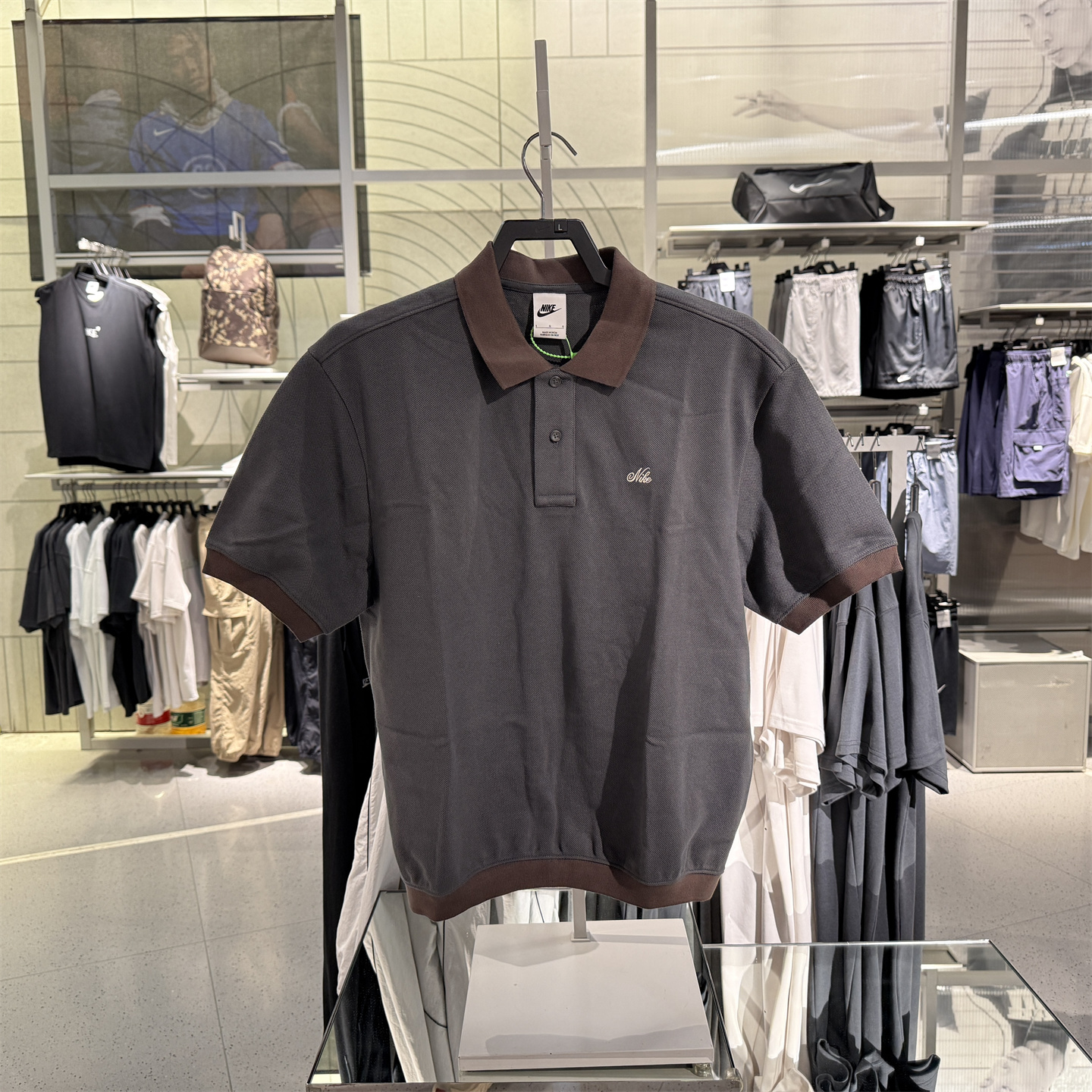 NIKE耐克男装POLO衫夏季短袖T恤运动服跑步半袖 HV0885-133-060