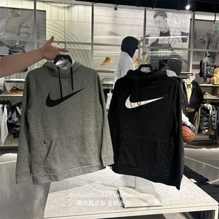 FIT男子加绒套头训练连帽衫 Nike耐克THERMA 特价 CU6240 包邮