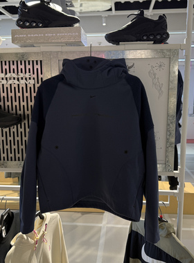 正品Nike耐克TECH BOREAS男子OVERSIZE风摇粒绒拼接连帽衫IB3364