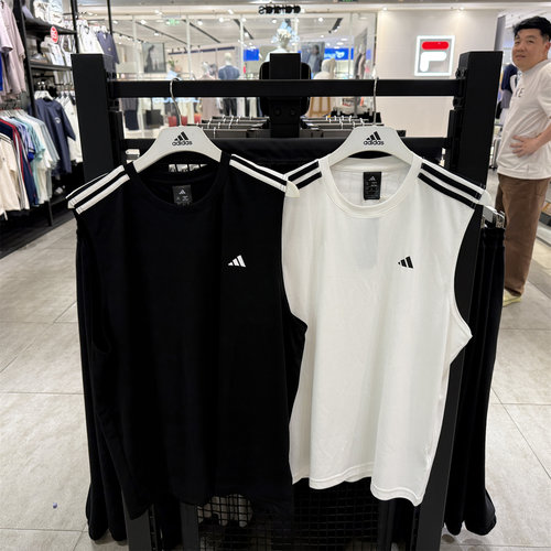 Adidas阿迪达斯男女夏篮球运动网眼透气无袖背心T恤KE5906 KE5907