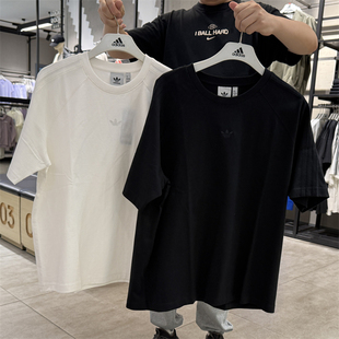 正品阿迪达斯三叶草短袖男子运动休闲宽松圆领T恤 JC9570 JD3278