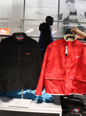 专柜正品Nike耐克SPORTSWEAR男保暖双面穿羊羔绒夹克外套 FD4057