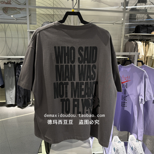 Jordan耐克短袖男子2025新款运动宽松印花圆领t恤 IH0833多色