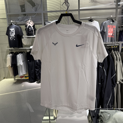 正品耐克NIKE纳达尔CHALLENGER男新款速干短袖网球上衣T恤 DV2888