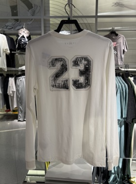 Nike耐克男子长袖2025秋季新款Jordan经典纯棉运动休闲T恤 IM3387