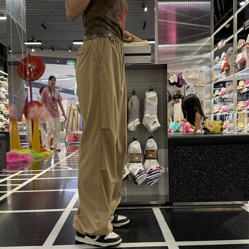 NIKE耐克ACG女裤户外机能防晒褶皱可束脚宽松运动长裤FV7320
