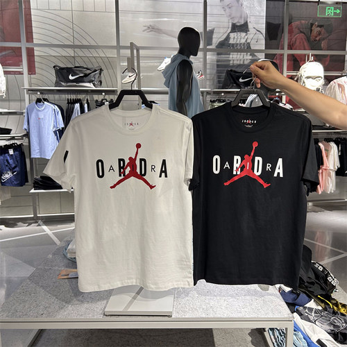 JORDAN印花休闲运动圆领短袖T恤