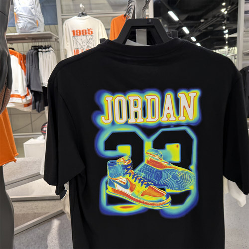 Nike耐克JORDAN男子短袖夏季圆领运动宽松透气休闲印花T恤IF0620
