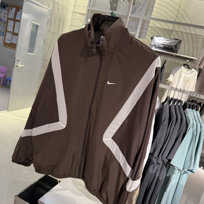 专柜正品耐克NIKE男子休闲运动拉链宽松梭织夹克外套 IM3355-004