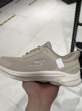 斯凯奇Skechers闪穿GoWalk8女一脚蹬运动鞋软底透气健步鞋 125932
