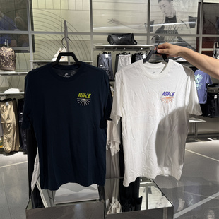 男夏季 背面图案印花宽松休闲运动棉质T恤FZ9999 NIKE耐克短袖 代购