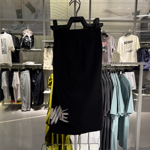 代购Nike耐克男子夏季新款训练印花透气速干运动中长裤短裤HV0385