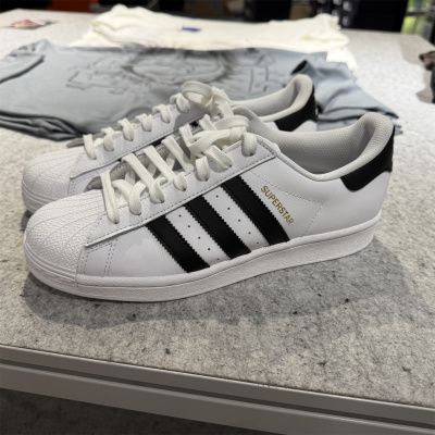 阿迪达斯Adidas三叶草金标贝壳头小白鞋男女板鞋 EG4958 FU7712
