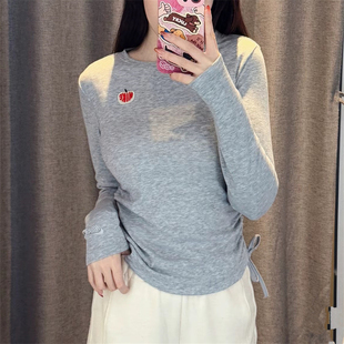这个正品代购NIKE耐克女子针织长袖运动T恤HV8728-063