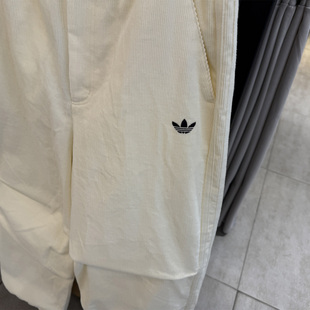 KS5958 KS5959 女子灯芯绒可束脚运动长裤 Adidas三叶草25冬季