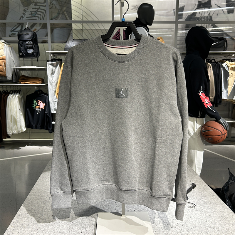 专柜正品air Jordan乔丹男子圆领卫衣针织休闲薄绒运动衫 FV7260
