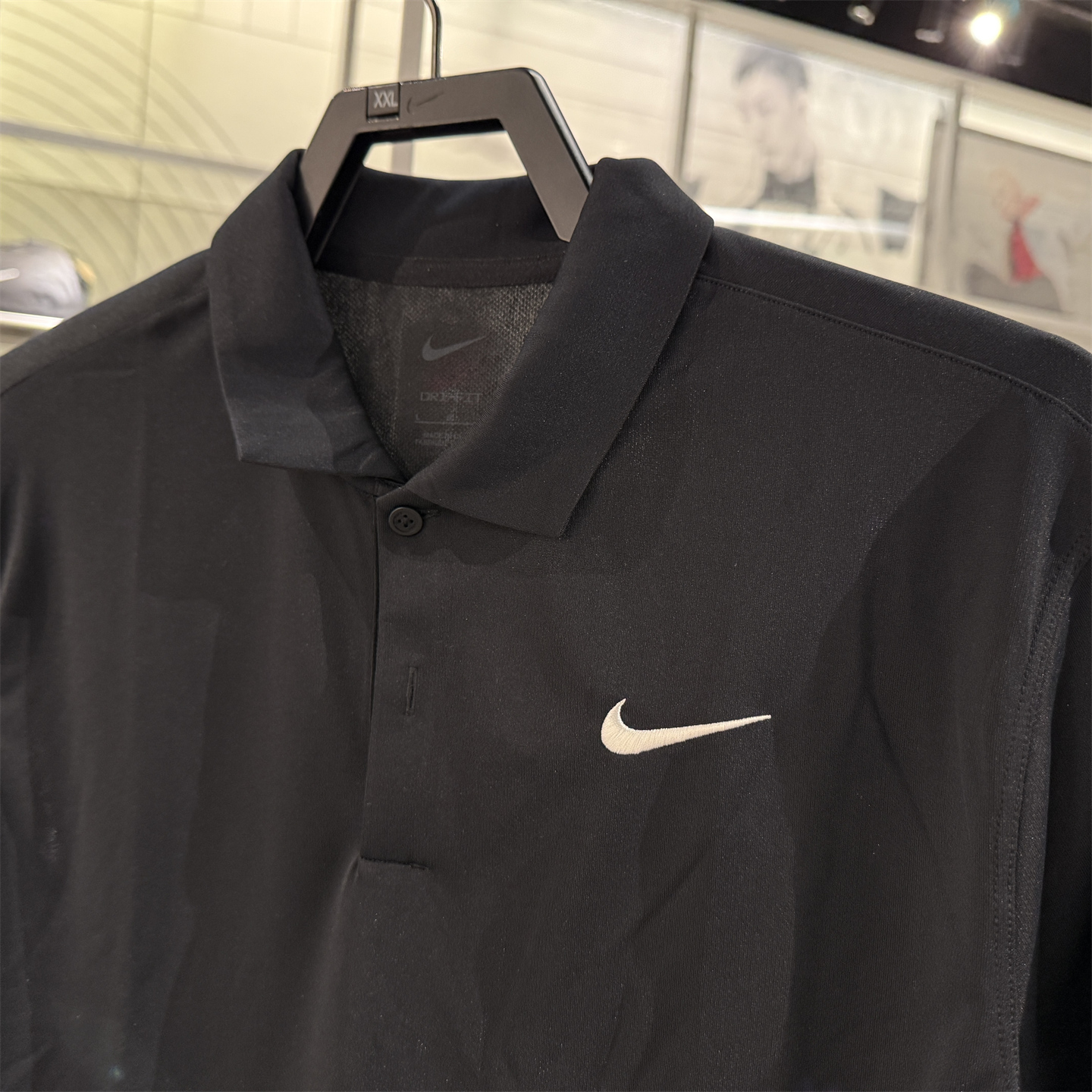 NIKE/耐克 男子网球运动休闲刺绣LOGO速干POLO衫翻领T恤 DH0858
