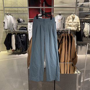 FQ2167 速干宽松直筒垂感阔腿舒适休闲长裤 464 2024秋新款 耐克女裤