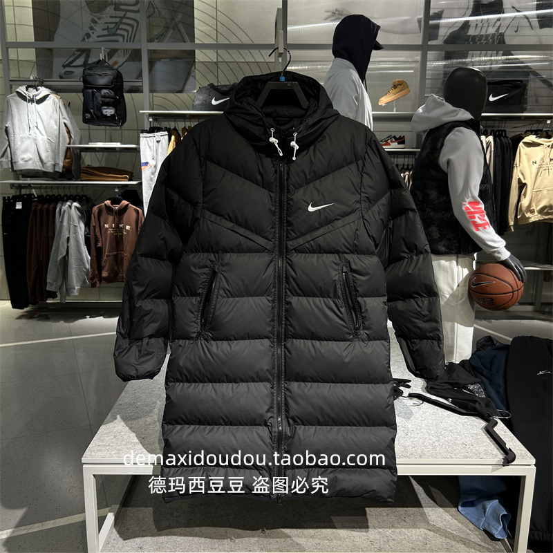 专柜正品Nike耐克WINDRUNNER风行者男子中长款羽绒服外套 HQ4185