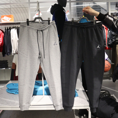 JORDAN男飞人印花加绒收脚长裤