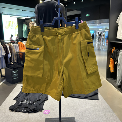 正品Nike/耐克NSW拉链大口袋男子机能风运动休闲工装短裤FB7529