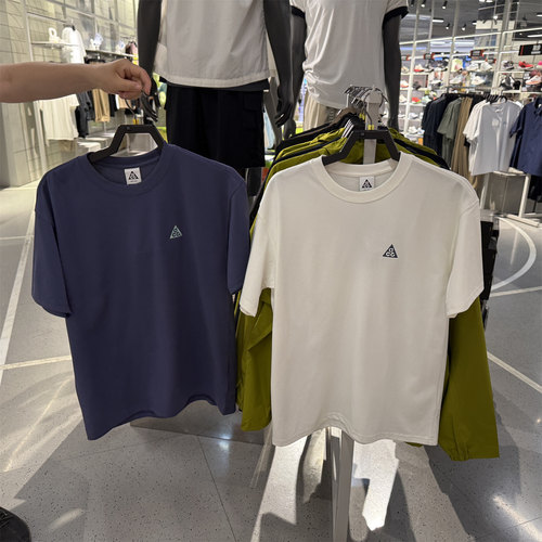 正品代购NIKE男户外胸标刺绣ACG印花卡通背标圆领短袖T恤 IH8660