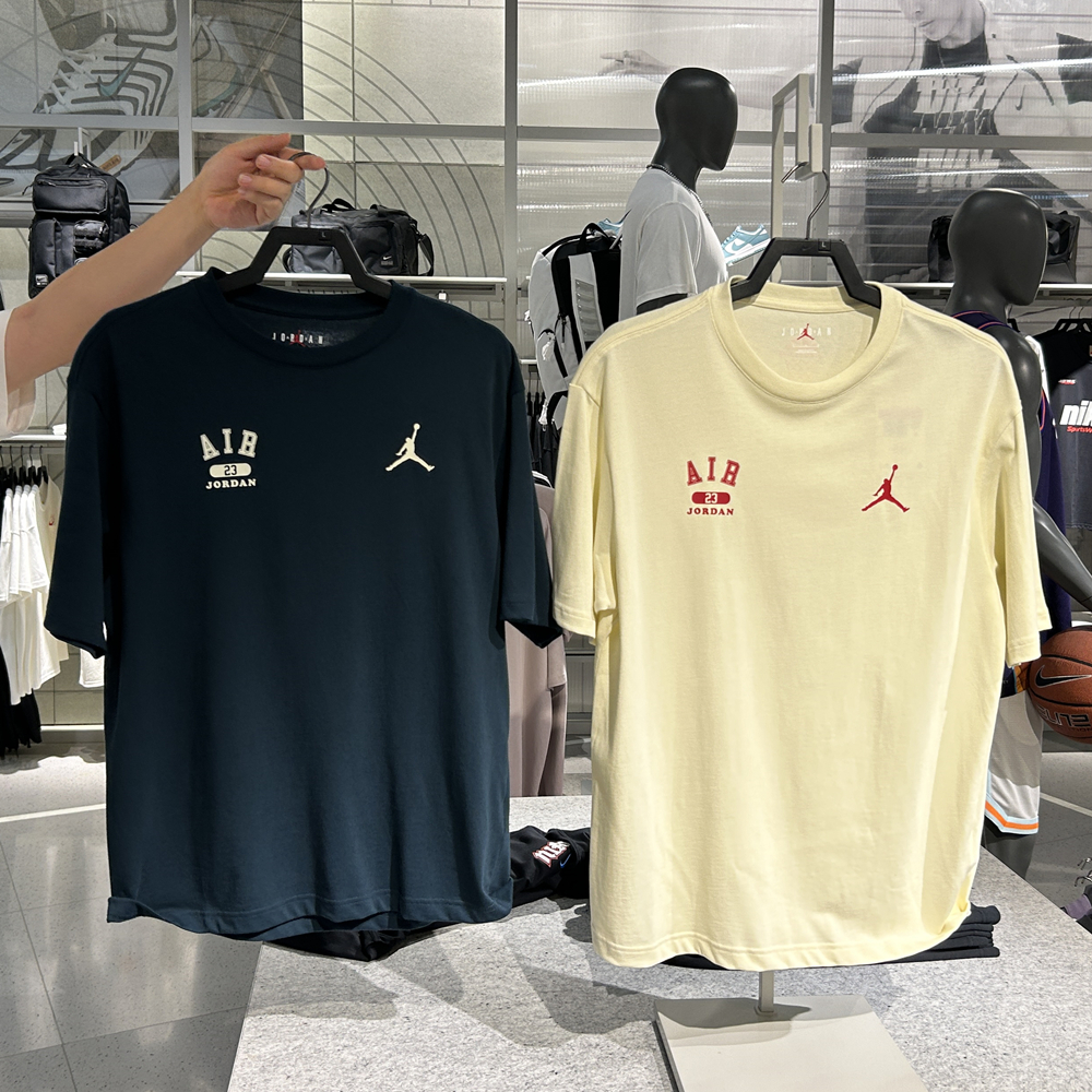 Jordan秋季新款纯棉针织休闲T恤