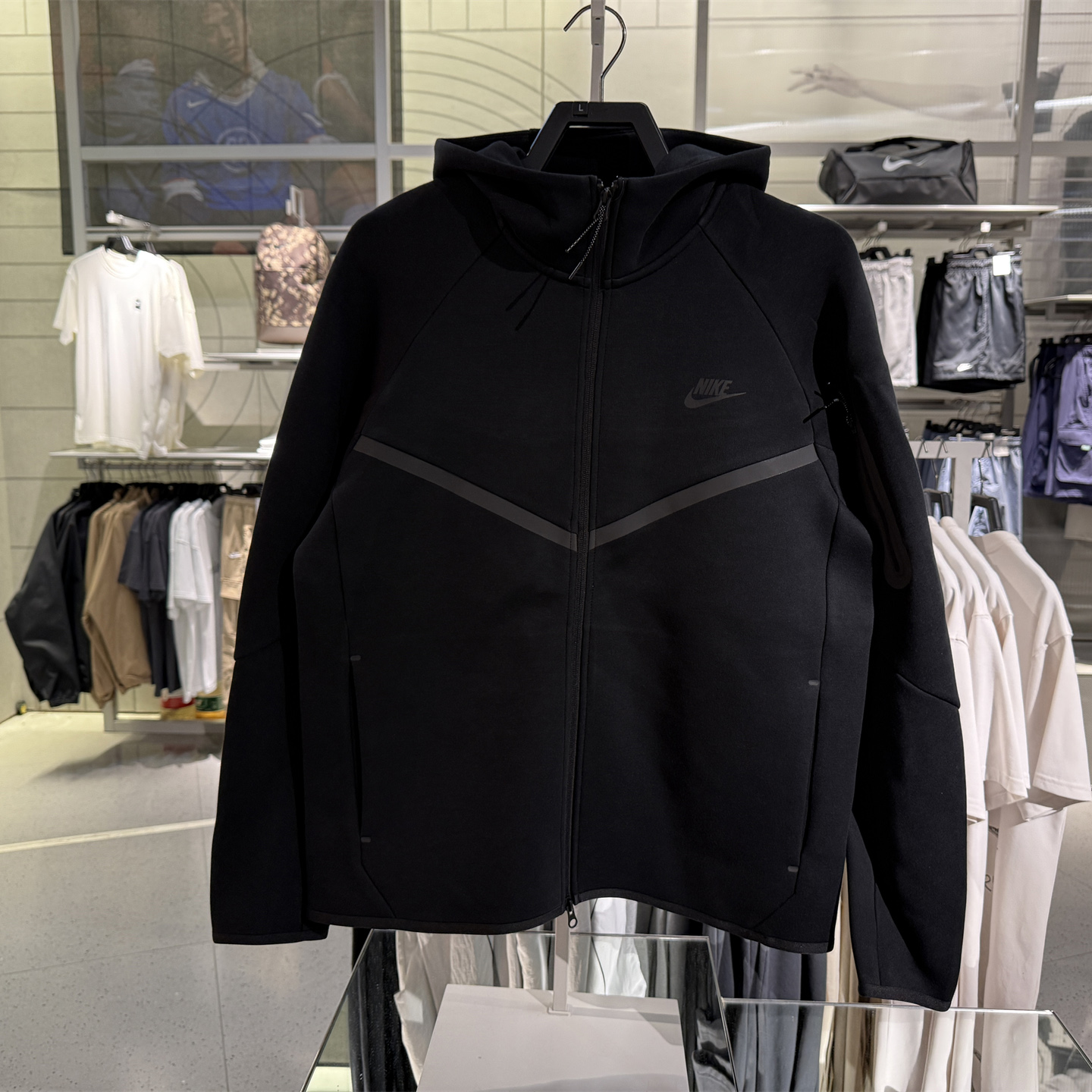 正品NIKE耐克男子AS M NK TCH FLC FZ WR HOODIE运动外套HV0950