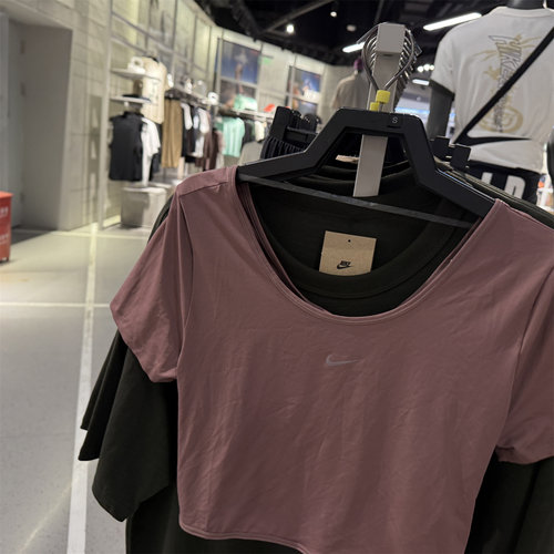 正品耐克短袖女夏季运动健身训练速干透气圆领T恤 FN2852-208-512