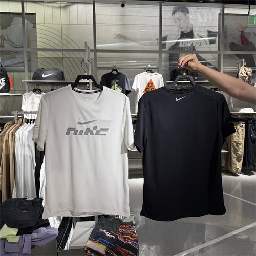 Nike耐克男子25年夏款运动Dri-FIT速干跑步短袖T恤IB4128-133-010