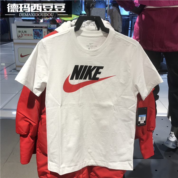 Nike耐克短袖女装2025夏季新款透气运动服纯棉情侣T恤男 AR5005