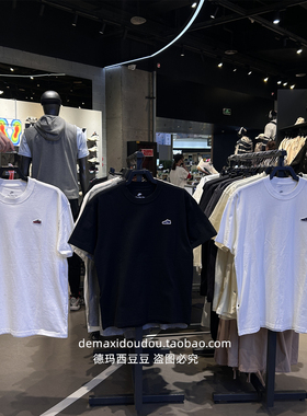 特价正品Nike耐克男宽松休闲刺绣贴片纯棉短袖T恤 FV3752 FQ3763
