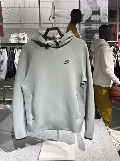 Authentic Nike Tech Fleece Men's Casual Sports Knitted Pullover Hooded Sweatshirt Fb8017